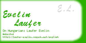 evelin laufer business card